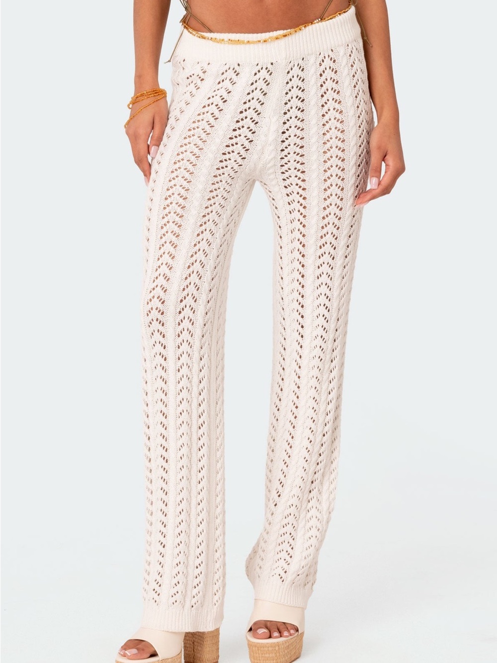 Edikted Hazel Crochet Pants